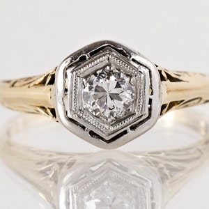 CELINE - 1.00ct Diamond Trilogy Ring Engagement Ring