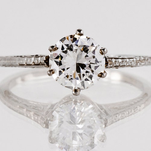 Vintage Engagement Ring Etsy