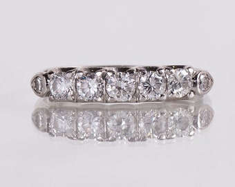 Vintage Wedding Band Vintage Platinum Diamond Wedding Band