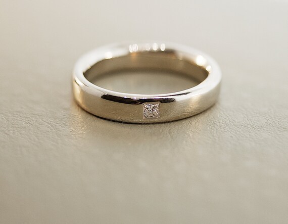 Vintage mens wedding bands etsy deals
