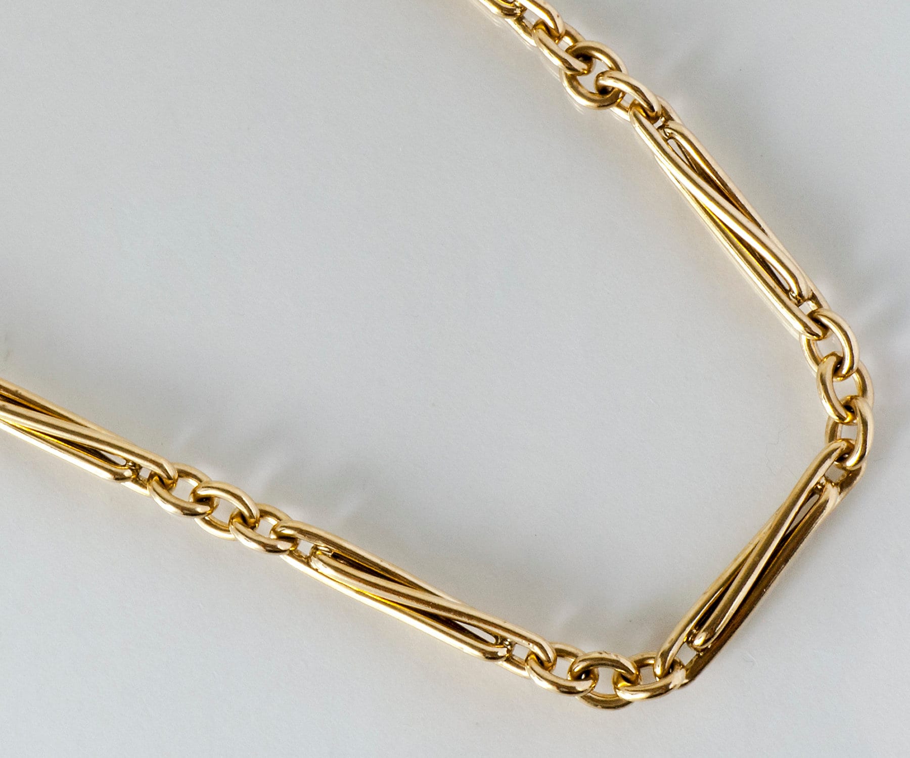 Antique Chain Antique Victorian Solid 9k Yellow Gold Etsy