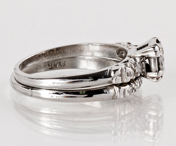 EGL Certified .56 Carat Diamond Platinum Engagement Ring -  petersuchyjewelers