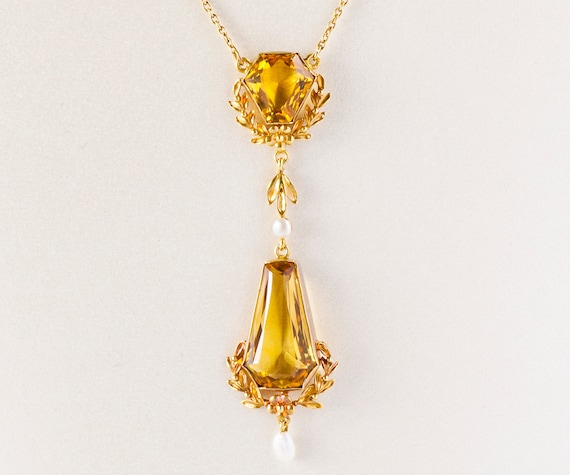 Antique Necklace - Antique Victorian 1890-1900 18k