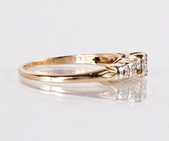 Vintage 1940s 18k Gold Diamond Spiral Band Ring – ALEXIS BITTAR