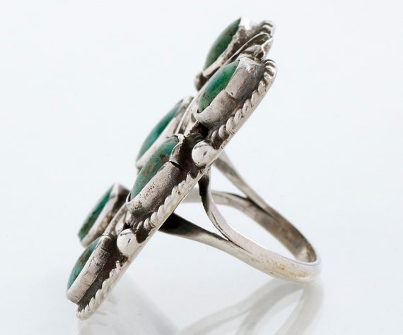 Vintage Ring - Vintage Sterling Silver Turquoise … - image 2