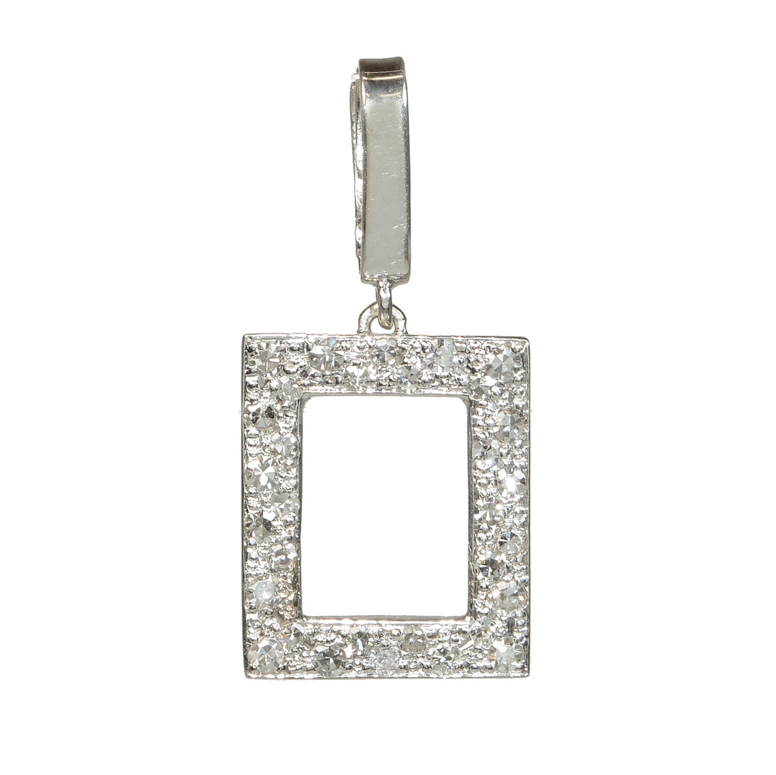 Vintage Diamond Picture Frame Pendant from the 1950s in 14k Etsy