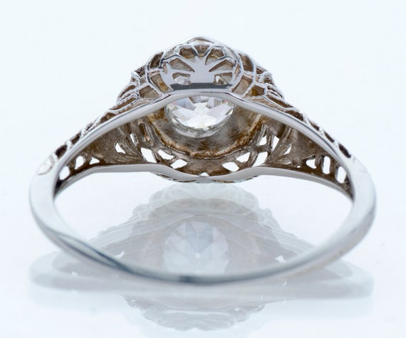 Antique Engagement Ring - Antique Edwardian 18k W… - image 3