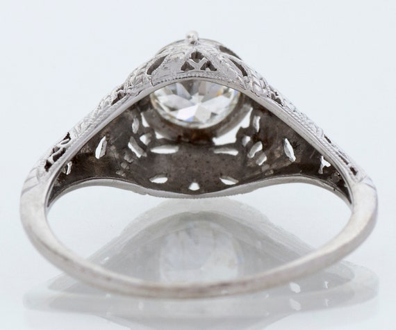 Antique Engagement Ring - Antique 1910's 18k Whit… - image 3