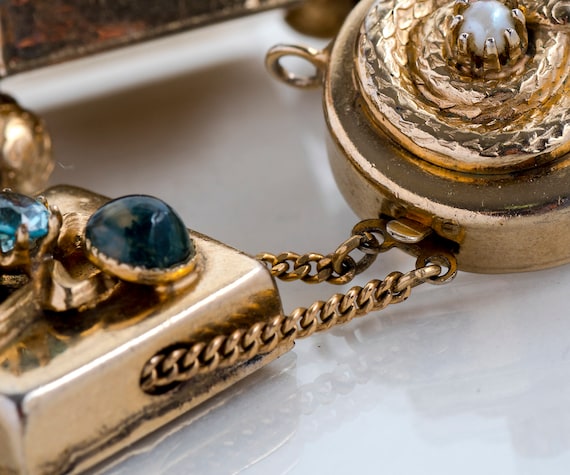 Antique Bracelet - Antique Victorian 14k & Gold F… - image 5