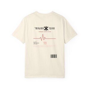 Cyberpunk 2077 T-Shirt | Trauma Team Tee | Unisex Garment-Dyed T-shirt image 8