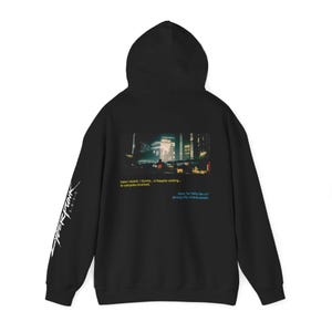 Cyberpunk 2077-hoody | V Johnny Silverhand Dialogue | Uniseks Night City-trui afbeelding 2