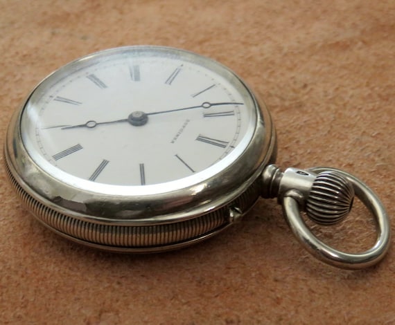 1800's Longines Extremely  Rare Sterling Silver W… - image 3