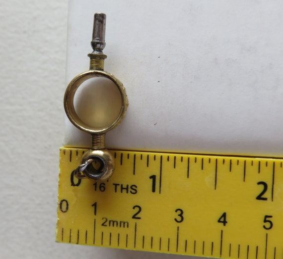 Art Nouveau Gold Filled Pocket Watch Key, Fob, Pe… - image 6