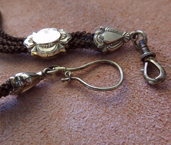 Victoriano de finales de 1800 Joyería de luto trenzado Etsy España