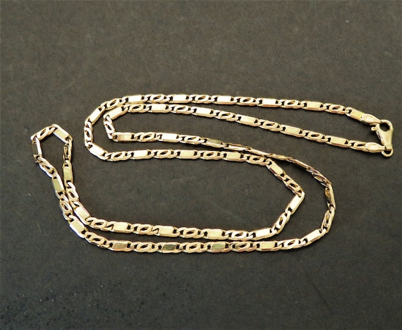 14k gold gucci link chain deals