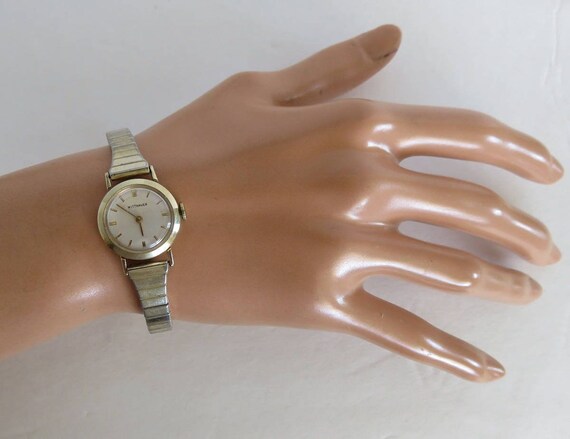 Vintage Wittnauer, 17J, Gold Filled women Wrist W… - image 1