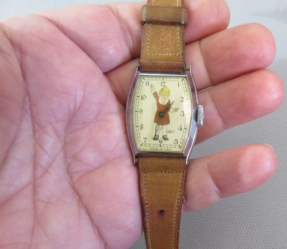 1930s "Little Orphan Annie" Character watch with … - image 2