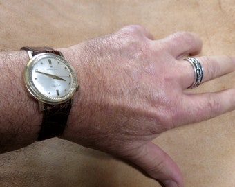 1961 Hamilton Nautilus Grade 505, Electric, 11j, With Shiny Brown Genuine Leather Milus Band