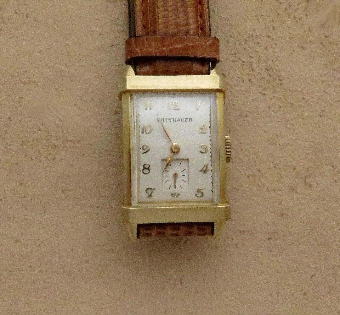 wittnauer ウイットナー 14K ゴールド 腕時計 Vintage Wittnauer 14k Solid Yellow Gold Skeleton Mens Watch