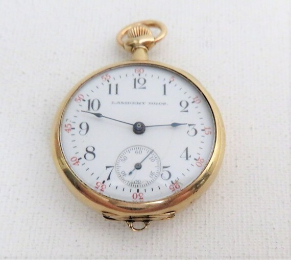 1916 Waltham 14K Solid Yellow Gold Größe 0 Grade 110 Frauen 1916 Waltham 14K Solid Yellow Gold Größe 0 Grade 110 Frauen