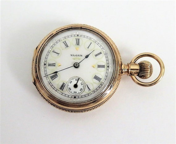 elgin 14k gold pocket watch
