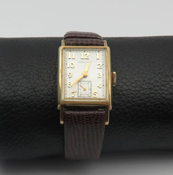 1952 Hamilton 10K Solid Gold "Brockton" Model CAL 770… - Gem
