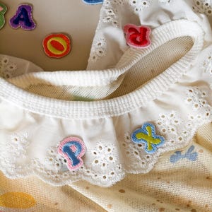 Parches bordados con letras del alfabeto de la A a la Z, mini apliques termoadhesivos con letras, parches personalizados para ropa, mochilas, sombreros y manualidades.