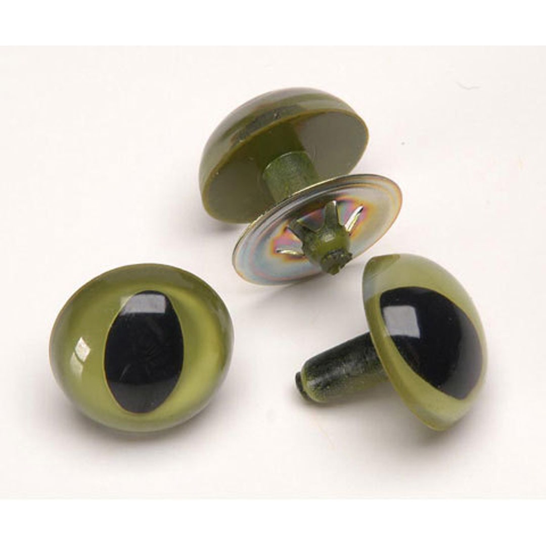 Safety CAT Eyes GREEN 9mm 5 Pair for Dolls Cat Dragon Etsy