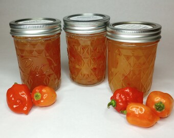 CHOICE of Habanero Jam - Peach, Pineapple, or Mango