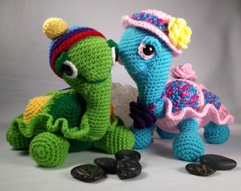 My Sweet "Buddy" Turtle Crochet PATTERN - Design by kre8ivLizard - instant download