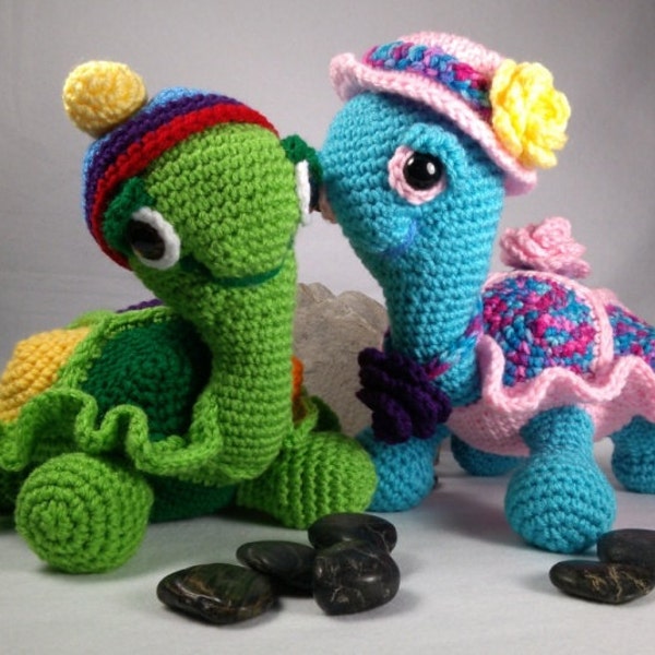 My Sweet "Buddy" Turtle Crochet PATTERN - Design by kre8ivLizard - instant download