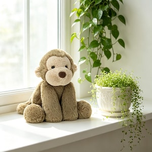 Smudge monkey jellycat - Etsy 日本