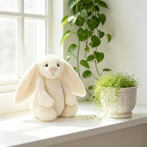 Jellycat Bashful Cream Bunny - Etsy