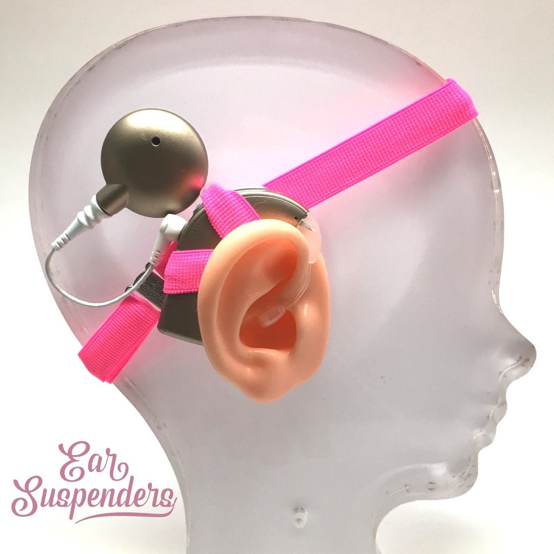Pink Cochlear Implant Headband – Adjustable, Non-slip Grip - Etsy