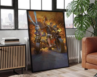 Dungeon Crawler Carl Poster | LitRPG Book Wall Art | Princess Donut Fantasy Print | Bookish Room Decor | Reader Fan Gift Poster