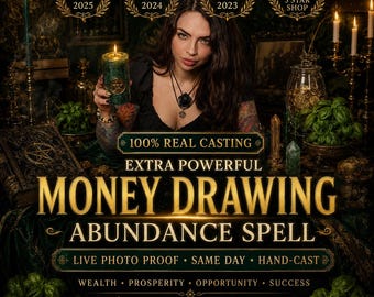 Money Drawing & Abundance SPELLs | Same Day Wealth Candle Ritual | Debt Clearing, Cash Flow
