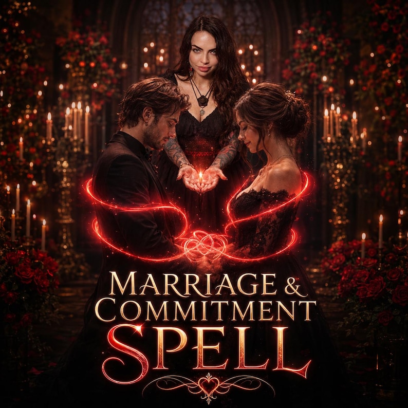 Puissant rituel d'engagement | Rituel de bougie « Épouse-moi » le jour même | Loyauté, dévotion, énergie du mariage image 1