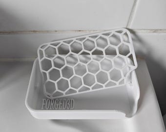 Seifenschale mit abnehmbarem Rost