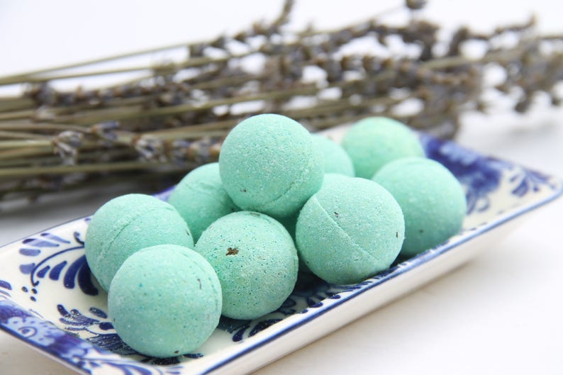 Pedicure Bath Bombs Mini Bath Bombs Spa Gift Set Eucalyptus Etsy