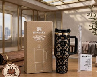 Custom Made Coach Stanley Cup, Laser Engraved Stainless Steel Gift 40oz Tumbler Gift unique