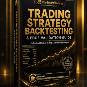 Trading Strategy Backtesting Guide | Edge Validation Workbook & Scorecard | Trading Plan PDF | Digital Download