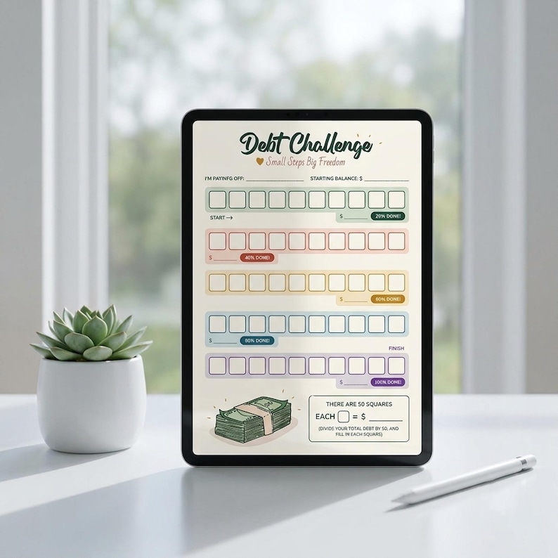 Debt Payoff Tracker Printable | Debt Free Planner | Debt Payment ...