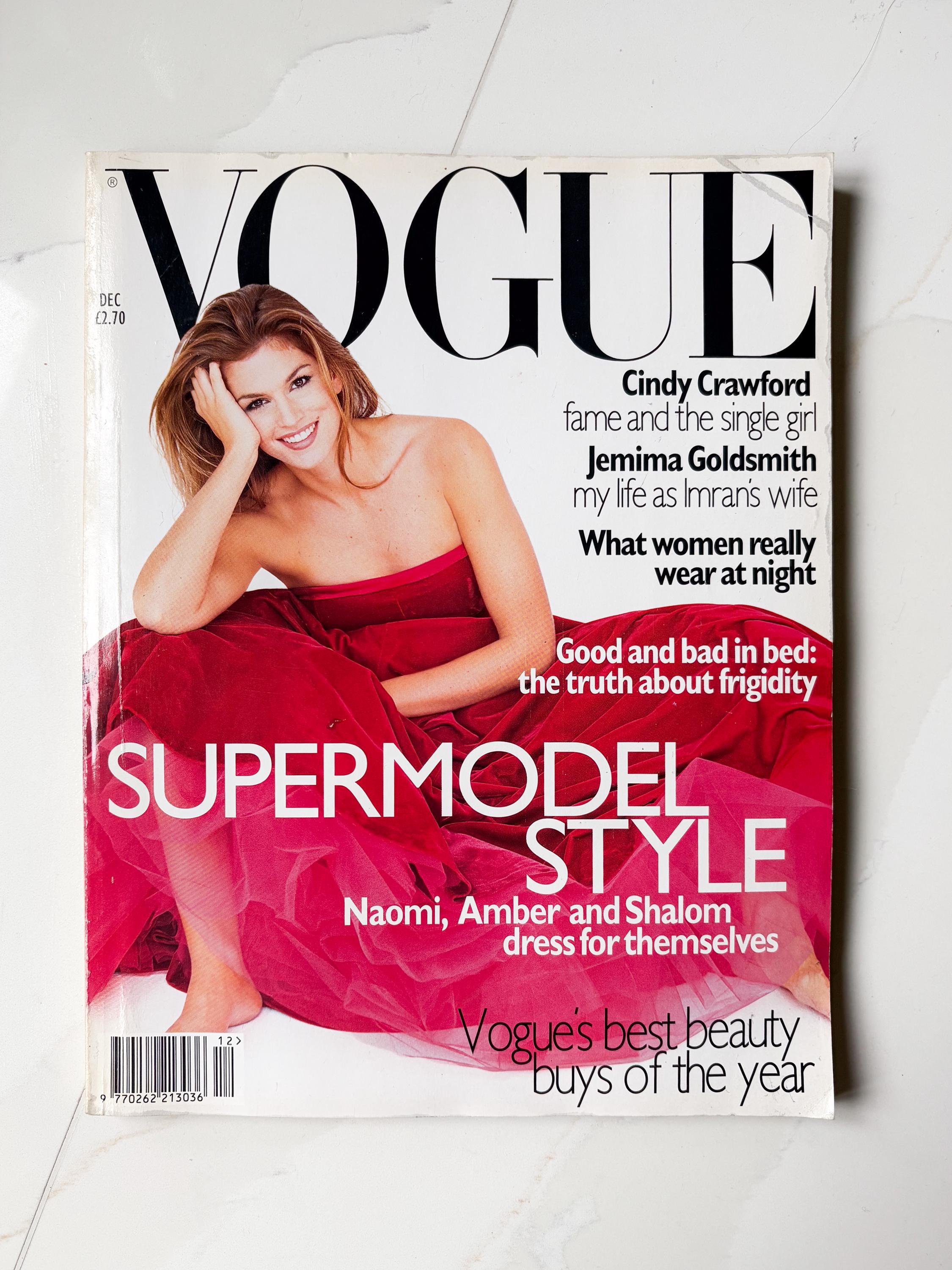 Vogue December 1995 - Etsy