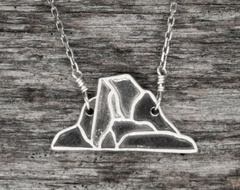 Half Dome Mountain Necklace