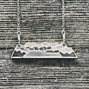 Moraine Lake Mountain Necklace