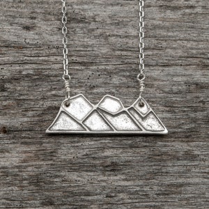 Three Sisters Mountain Necklace image 1