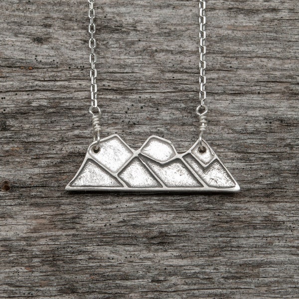 Three Sisters Mountain Necklace