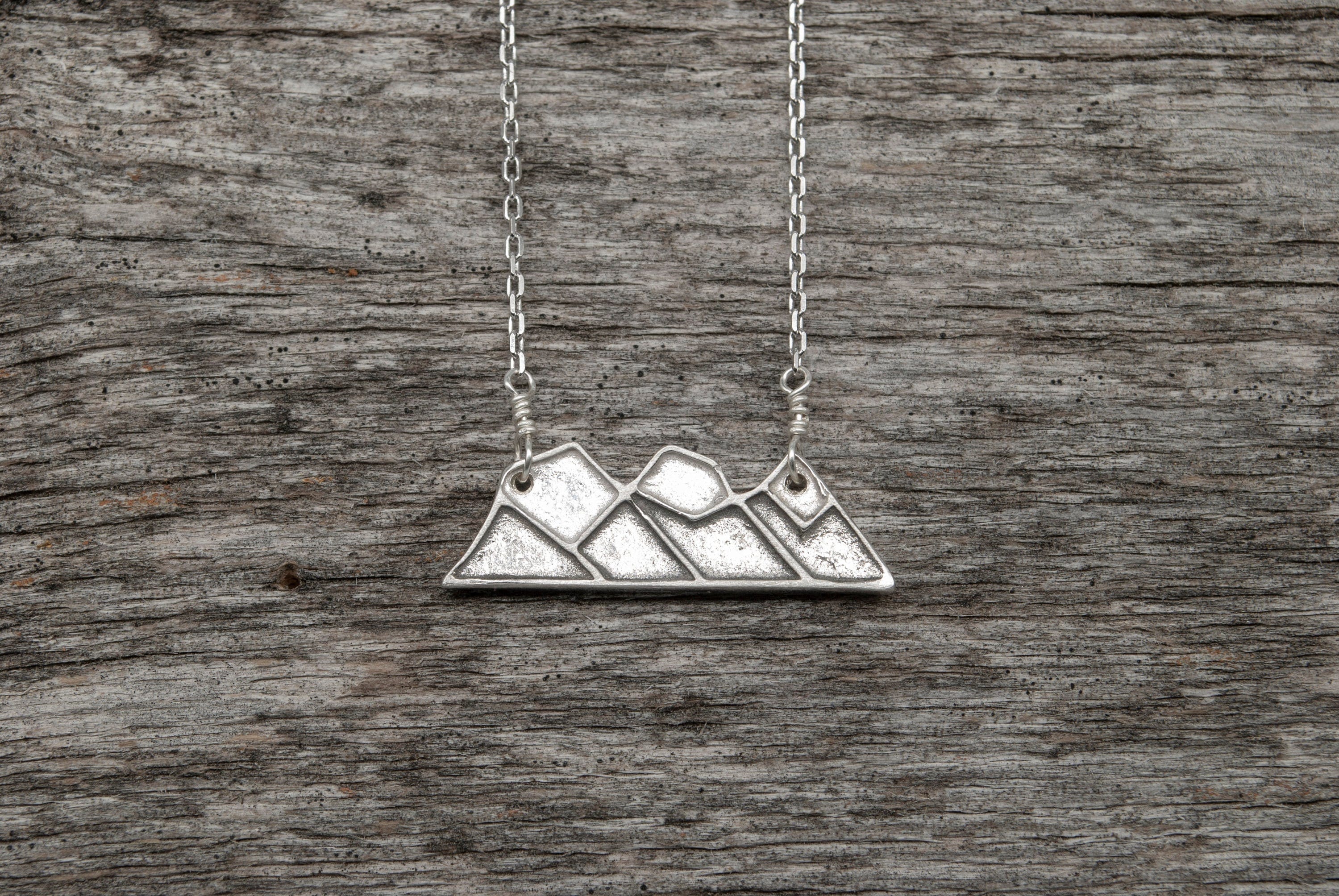 Three Sisters Mountain Necklace