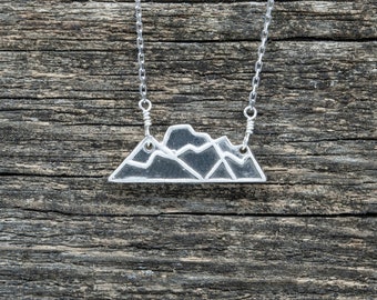 Three Sisters Fernie Mountain Necklace