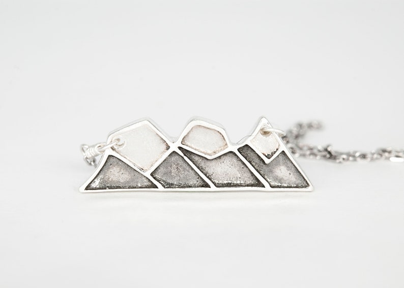Three Sisters Mountain Necklace image 3